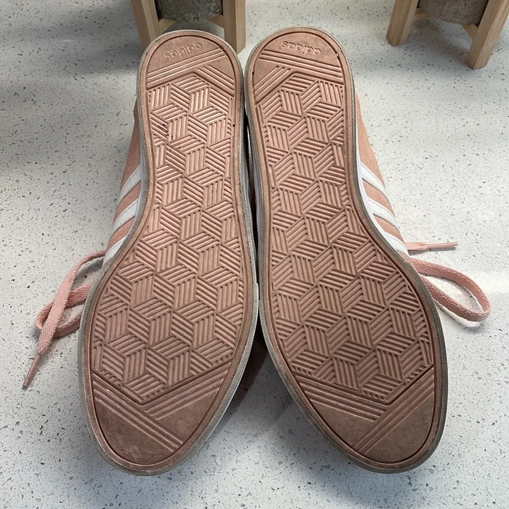 Ballet Baby Pink Adidas Shoes Gym Walking Casual Athleisure 8.5 tennis sneakers - Picture 7 of 7